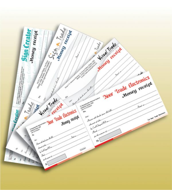 Cash Receipt Book Printing